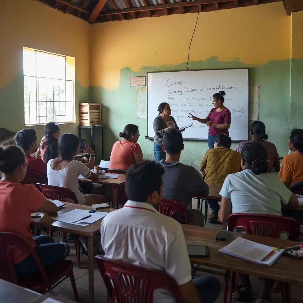 Taller de educación financiera comunitaria